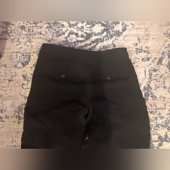 Madewell rosedale low rise black straight pant in crepe - Picture 5 of 8